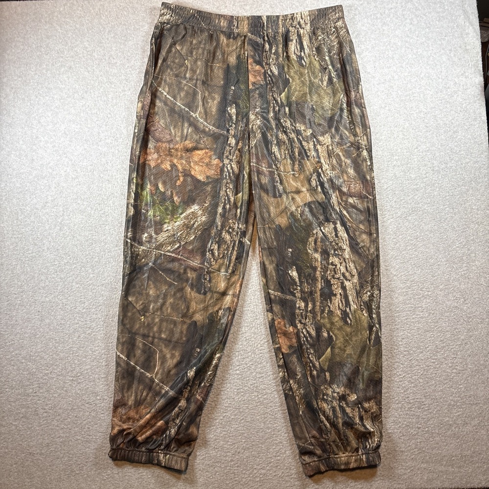 HECS Stealthscreen Pants Mens 2XL Camo Hunting Joggers Elastic Waist Drawstring